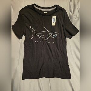 Boys Old Navy Tee - Black Size XL 14/16